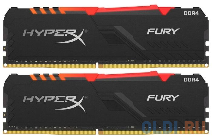 Оперативная память для компьютера Kingston HyperX Fury RGB DIMM 16Gb DDR4 3000MHz HX430C15FB3AK2/16
Оперативная память для компьютера Kingston HyperX Fury RGB DIMM 16Gb DDR4 3000MHz HX430C15FB3AK2/16