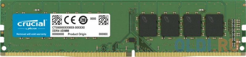 Оперативная память для компьютера Crucial CT16G4DFRA266 UDIMM 16Gb DDR4 2666 MHz CT16G4DFRA266
Оперативная память для компьютера Crucial CT16G4DFRA266 UDIMM 16Gb DDR4 2666 MHz CT16G4DFRA266