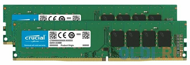 Оперативная память 32Gb (2x16Gb) PC4-21300 2666MHz DDR4 DIMM CL19 Crucial CT2K16G4DFD8266
Оперативная память 32Gb (2x16Gb) PC4-21300 2666MHz DDR4 DIMM CL19 Crucial CT2K16G4DFD8266