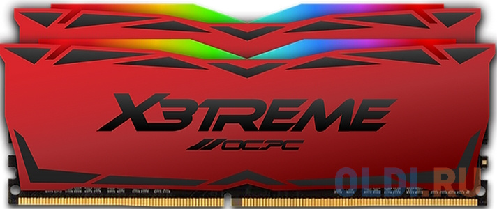 Модуль памяти DDR 4 DIMM 16Gb (8Gbx2), 3200Mhz, OCPC X3 RGB MMX3A2K16GD432C16RE, RGB, CL16, RED
Модуль памяти DDR 4 DIMM 16Gb (8Gbx2), 3200Mhz, OCPC X3 RGB MMX3A2K16GD432C16RE, RGB, CL16, RED