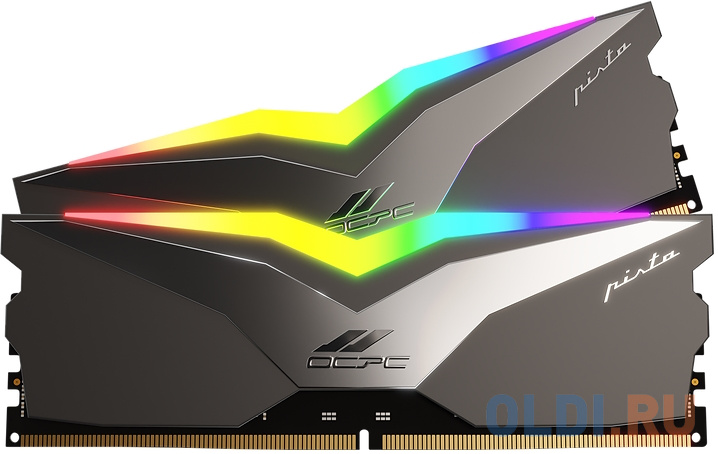 Модуль памяти DDR 5 DIMM 16Gb (8Gbx2), 5200Mhz, OCPC PISTA RGB MMPT2K16GD552C40T, RGB, CL40, TITAN
Модуль памяти DDR 5 DIMM 16Gb (8Gbx2), 5200Mhz, OCPC PISTA RGB MMPT2K16GD552C40T, RGB, CL40, TITAN