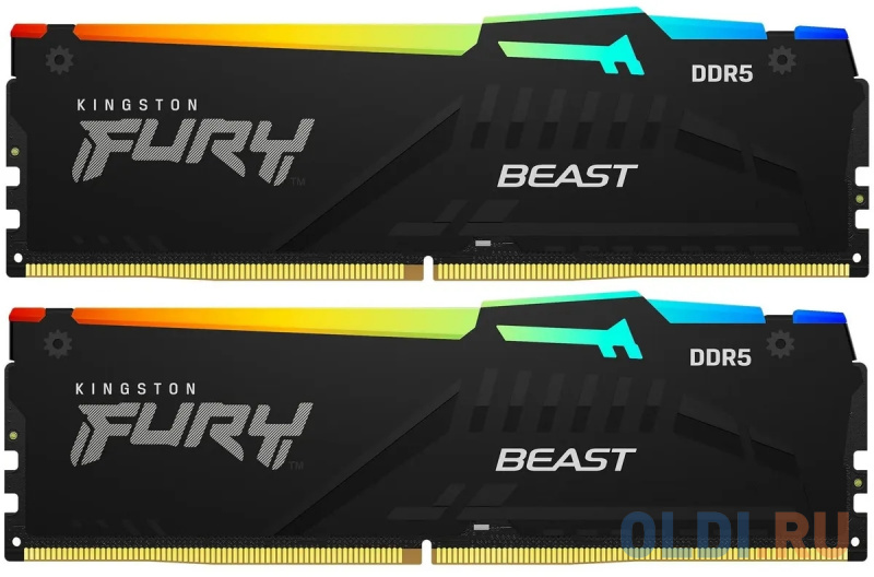 Оперативная память для компьютера Kingston Fury Beast RGB DIMM 16Gb DDR5 4800 MHz KF548C38BBAK2-16
Оперативная память для компьютера Kingston Fury Beast RGB DIMM 16Gb DDR5 4800 MHz KF548C38BBAK2-16