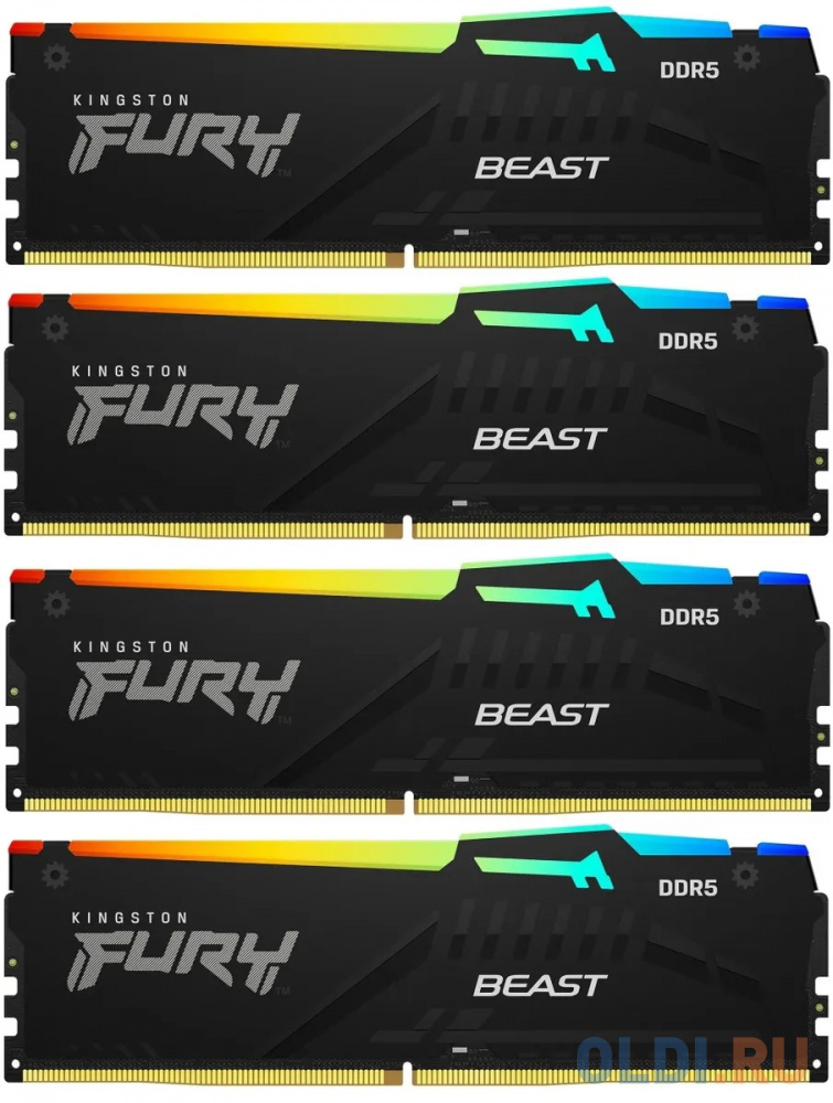 Оперативная память для компьютера Kingston Fury Beast RGB DIMM 128Gb DDR5 5600 MHz KF556C40BBAK4-128
Оперативная память для компьютера Kingston Fury Beast RGB DIMM 128Gb DDR5 5600 MHz KF556C40BBAK4-128