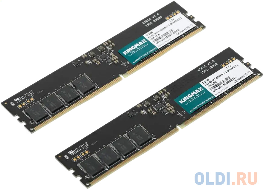 Оперативная память для компьютера KingMax KM-LD5-5600-64GD DIMM 64Gb DDR5 5600 MHz KM-LD5-5600-64GD
Оперативная память для компьютера KingMax KM-LD5-5600-64GD DIMM 64Gb DDR5 5600 MHz KM-LD5-5600-64GD