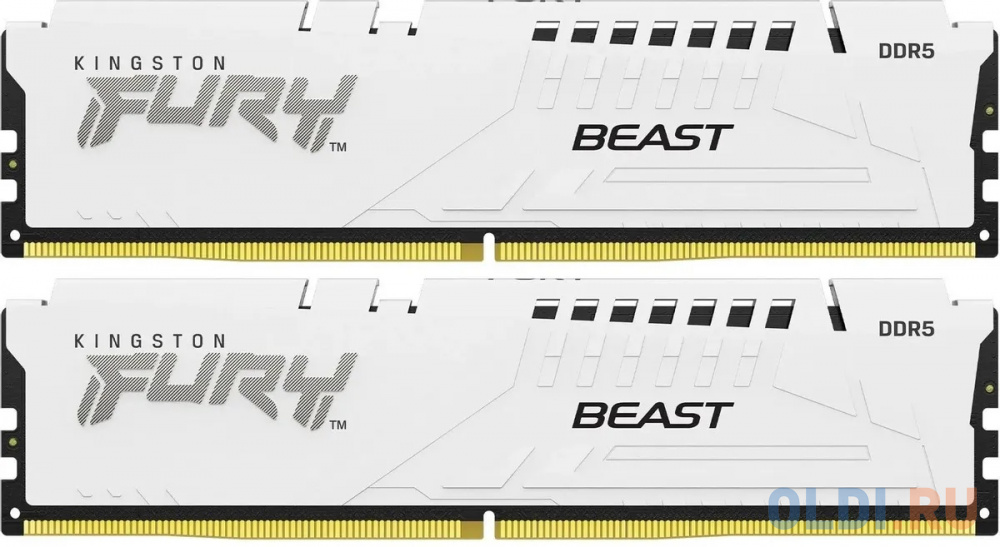 Оперативная память для компьютера Kingston Fury Beast White DIMM 32Gb DDR5 6000 MHz KF560C30BWK2-32
Оперативная память для компьютера Kingston Fury Beast White DIMM 32Gb DDR5 6000 MHz KF560C30BWK2-32