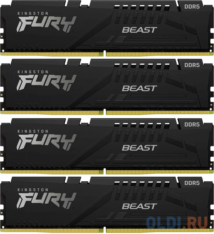 Оперативная память для компьютера Kingston Fury Beast Black DIMM 128Gb DDR5 5200 MHz KF552C40BBK4-128
Оперативная память для компьютера Kingston Fury Beast Black DIMM 128Gb DDR5 5200 MHz KF552C40BBK4-128