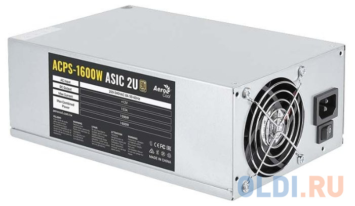 Блок питания Aerocool 1600W Retail для майнинга ACPS-1600W ASIC 2U , 350mm (PCI-E 6P + PCI-E 6P) *5, fan 8cm x2, размер 260 x 110 x 84.5 mm
Блок питания Aerocool 1600W Retail для майнинга ACPS-1600W ASIC 2U , 350mm (PCI-E 6P + PCI-E 6P) *5, fan 8cm x2, размер 260 x 110 x 84.5 mm