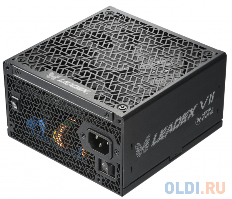 Блок питания 850 Ватт/ Super Flower Power Supply Leadex VII, 850W, ATX 3.0, 140mm, 12xSATA, 3xPCI-E(6+2), 1x12VHPWR, APFC, 80+ GOLD, Full Modular
Блок питания 850 Ватт/ Super Flower Power Supply Leadex VII, 850W, ATX 3.0, 140mm, 12xSATA, 3xPCI-E(6+2), 1x12VHPWR, APFC, 80+ GOLD, Full Modular