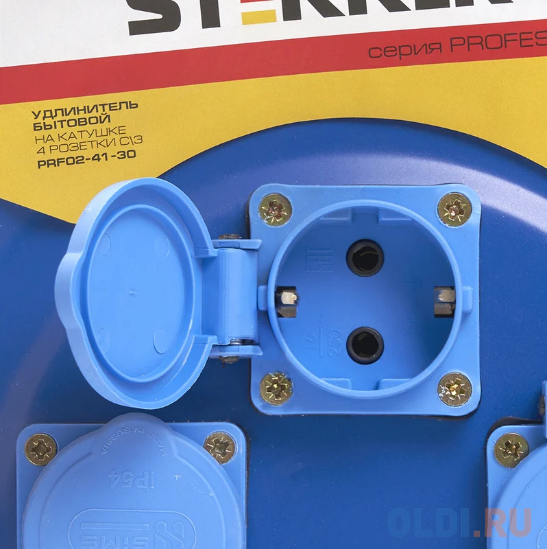 STEKKER Удлинитель на металлической катушке с/з 4-местный Stekker, PRF02-41-30, 30м, 3х2,5 морозостойкий, серия Professional, синий 39296
STEKKER Удлинитель на металлической катушке с/з 4-местный Stekker, PRF02-41-30, 30м, 3х2,5 морозостойкий, серия Professional, синий 39296