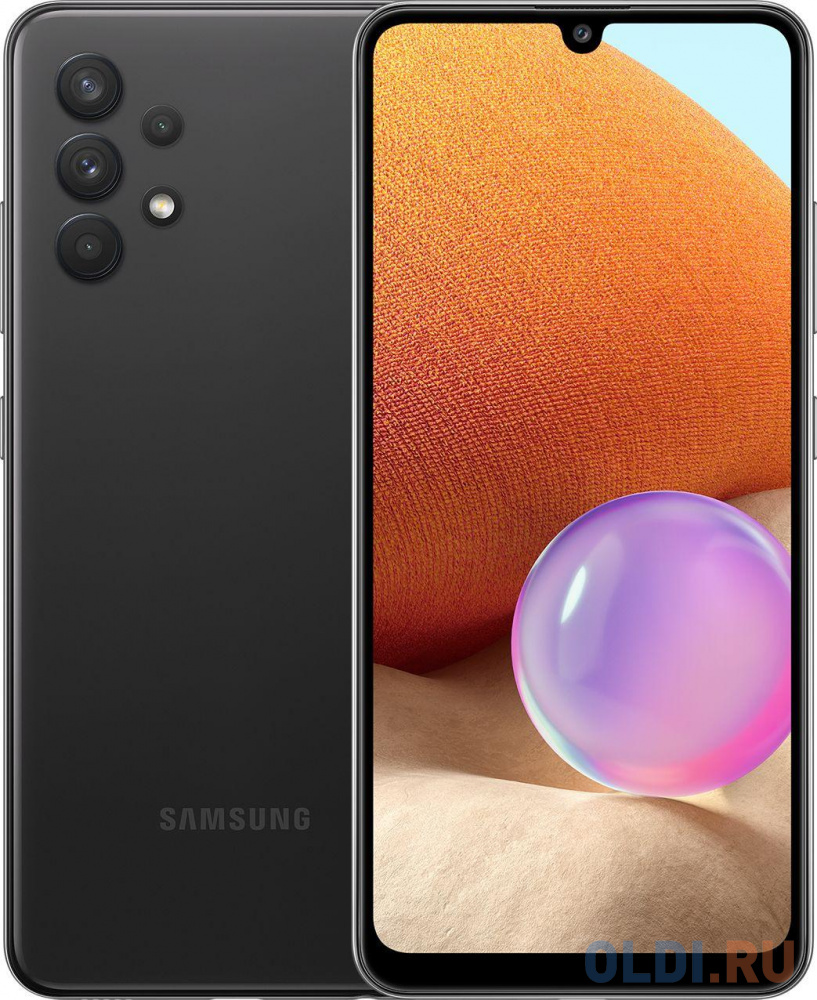 Смартфон Samsung SM-A325F Galaxy A32 64Gb 4Gb черный моноблок 3G 4G 2Sim 6.4" 1080x2400 Android 11 64Mpix 802.11 b/g/n/ac NFC GPS GSM900/1800 GSM
Смартфон Samsung SM-A325F Galaxy A32 64Gb 4Gb черный моноблок 3G 4G 2Sim 6.4" 1080x2400 Android 11 64Mpix 802.11 b/g/n/ac NFC GPS GSM900/1800 GSM