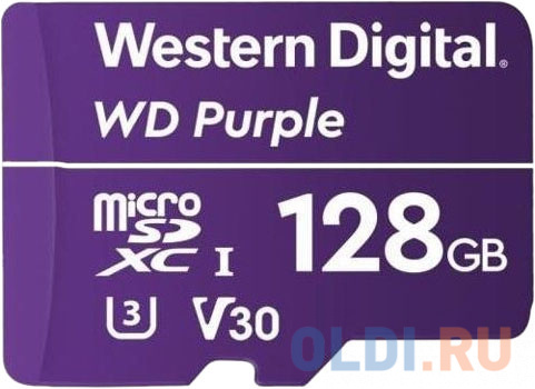 

Флеш карта microSDXC 128Gb Class10 WD WDD128G1P0A Purple w/o adapter