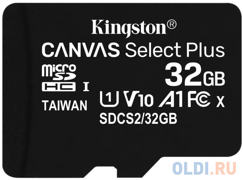 Карта памяти microSDXC 32GB Kingston Class10 UHS-I Canvas Select up to 100MB/s с адапт (SDCS2/32GB-3P1A)
Карта памяти microSDXC 32GB Kingston Class10 UHS-I Canvas Select up to 100MB/s с адапт (SDCS2/32GB-3P1A)