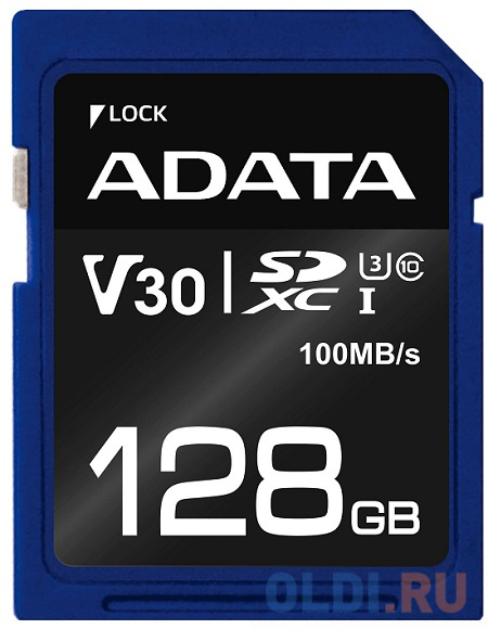 Флеш карта SD 128GB A-DATA Premier Pro SDXC Class 10 UHS-I U3 V30S 95/60 MB/s ASDX128GUI3V30S-R
Флеш карта SD 128GB A-DATA Premier Pro SDXC Class 10 UHS-I U3 V30S 95/60 MB/s ASDX128GUI3V30S-R