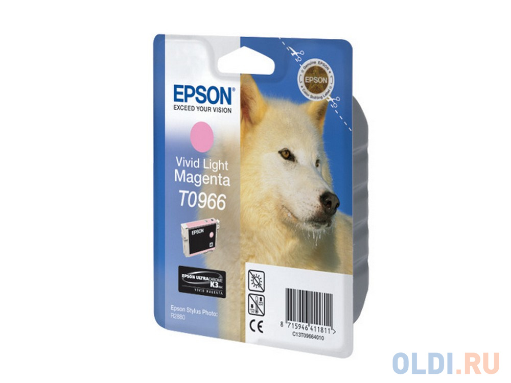 Картридж Epson C13T09664010 T0966 для Epson Stylus Photo R2880 Vivid Light Magenta светло-пурпурный
Картридж Epson C13T09664010 T0966 для Epson Stylus Photo R2880 Vivid Light Magenta светло-пурпурный