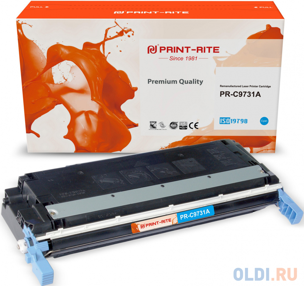 Картридж лазерный Print-Rite TRH215CPU1J PR-C9731A C9731A голубой (13000стр.) для HP CLJ 5500/5550
Картридж лазерный Print-Rite TRH215CPU1J PR-C9731A C9731A голубой (13000стр.) для HP CLJ 5500/5550