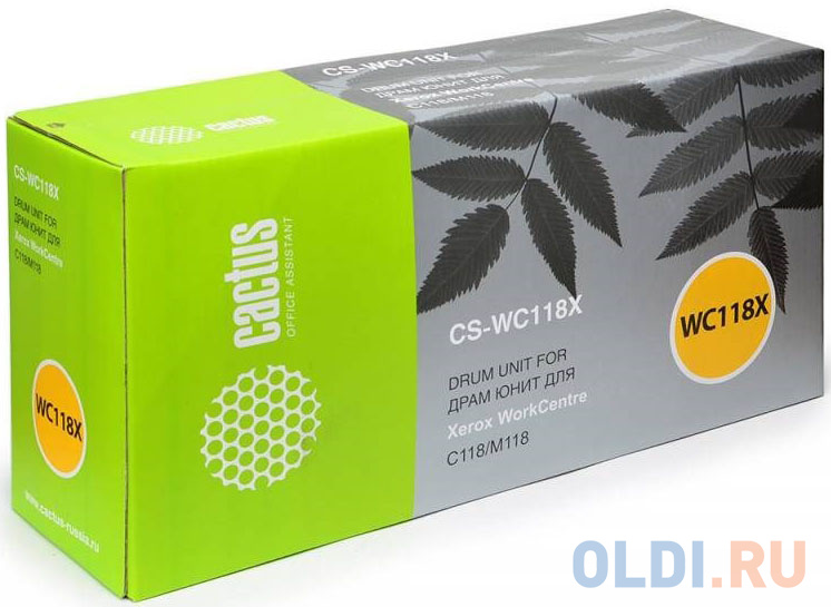 Тонер-картридж Cactus CS-WC118XR 006R01179/013R00589 для Xerox WC C118/M118 черный 60000стр
Тонер-картридж Cactus CS-WC118XR 006R01179/013R00589 для Xerox WC C118/M118 черный 60000стр