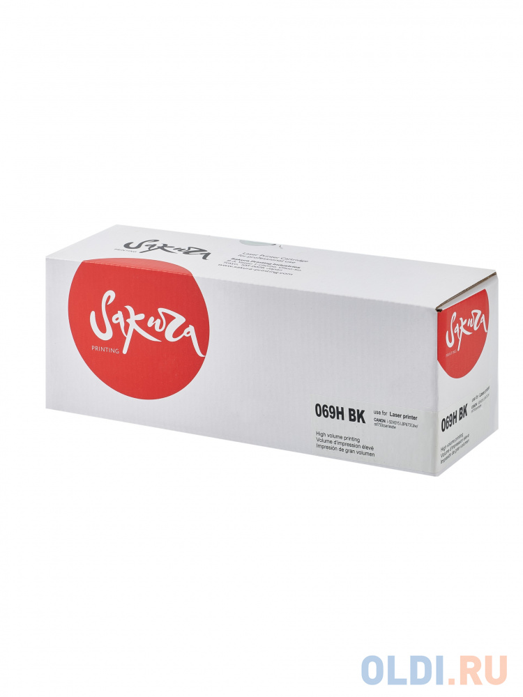 Картридж Sakura 069HBK (5098C002) для Сanon I-Sensys LBP673Cdw/ MF750C, черный, 7600 к.
Картридж Sakura 069HBK (5098C002) для Сanon I-Sensys LBP673Cdw/ MF750C, черный, 7600 к.