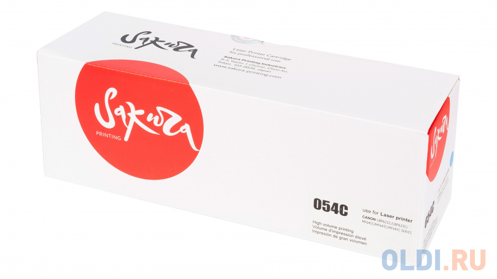 Картридж Sakura CRG054C для Canon LB P621Cw/P623Cdw/MF641Cw/643Cdw/645Cx, голубой, 1200 к.
Картридж Sakura CRG054C для Canon LB P621Cw/P623Cdw/MF641Cw/643Cdw/645Cx, голубой, 1200 к.