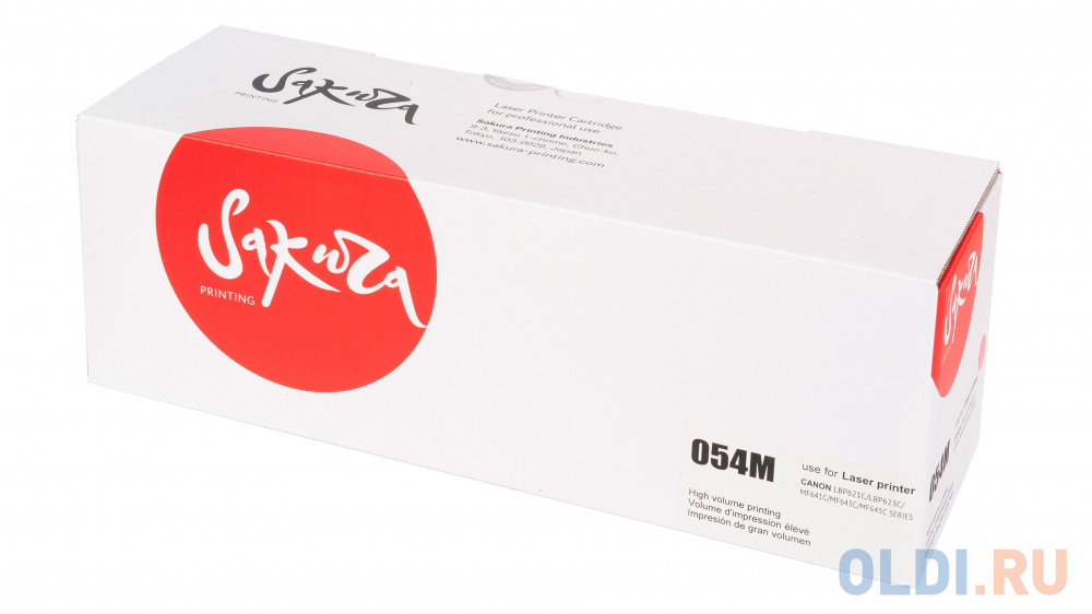 Картридж Sakura CRG054M для Canon LB P621Cw/P623Cdw/MF641Cw/643Cdw/645Cx, пурпурный, 1200 к.
Картридж Sakura CRG054M для Canon LB P621Cw/P623Cdw/MF641Cw/643Cdw/645Cx, пурпурный, 1200 к.