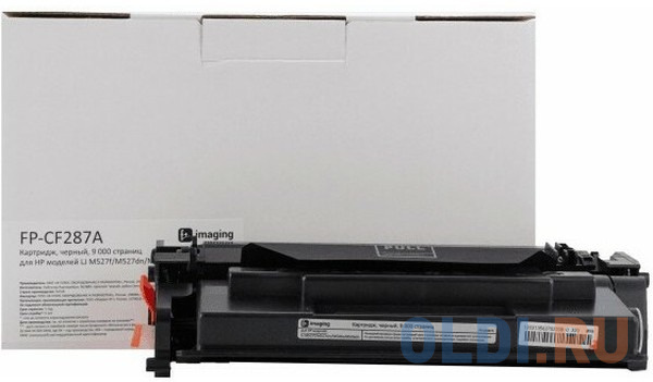Картридж F+ imaging, черный, 9 000 страниц, для HP моделей LJ M527f/M527dn/M506x/M506dn (аналог CF287A), FP-CF287A
Картридж F+ imaging, черный, 9 000 страниц, для HP моделей LJ M527f/M527dn/M506x/M506dn (аналог CF287A), FP-CF287A