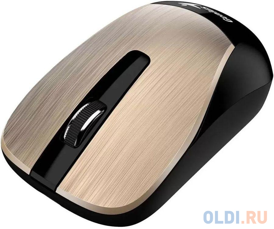 Мышь беспроводная Genius ECO-8015 золотой металлик (Gold), 2.4GHz, BlueEye 800-1600 dpi, аккумулятор NiMH new package, Чёрный
Мышь беспроводная Genius ECO-8015 золотой металлик (Gold), 2.4GHz, BlueEye 800-1600 dpi, аккумулятор NiMH new package, Чёрный