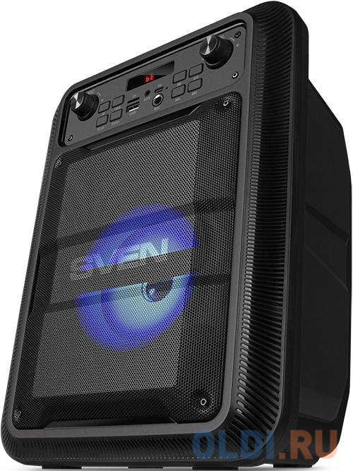 Мобильные колонки SVEN PS-400 1.0 чёрные (12W, mini Jack, USB, Bluetooth, FM, micro SD, подсветка, 1200 мA)
Мобильные колонки SVEN PS-400 1.0 чёрные (12W, mini Jack, USB, Bluetooth, FM, micro SD, подсветка, 1200 мA)