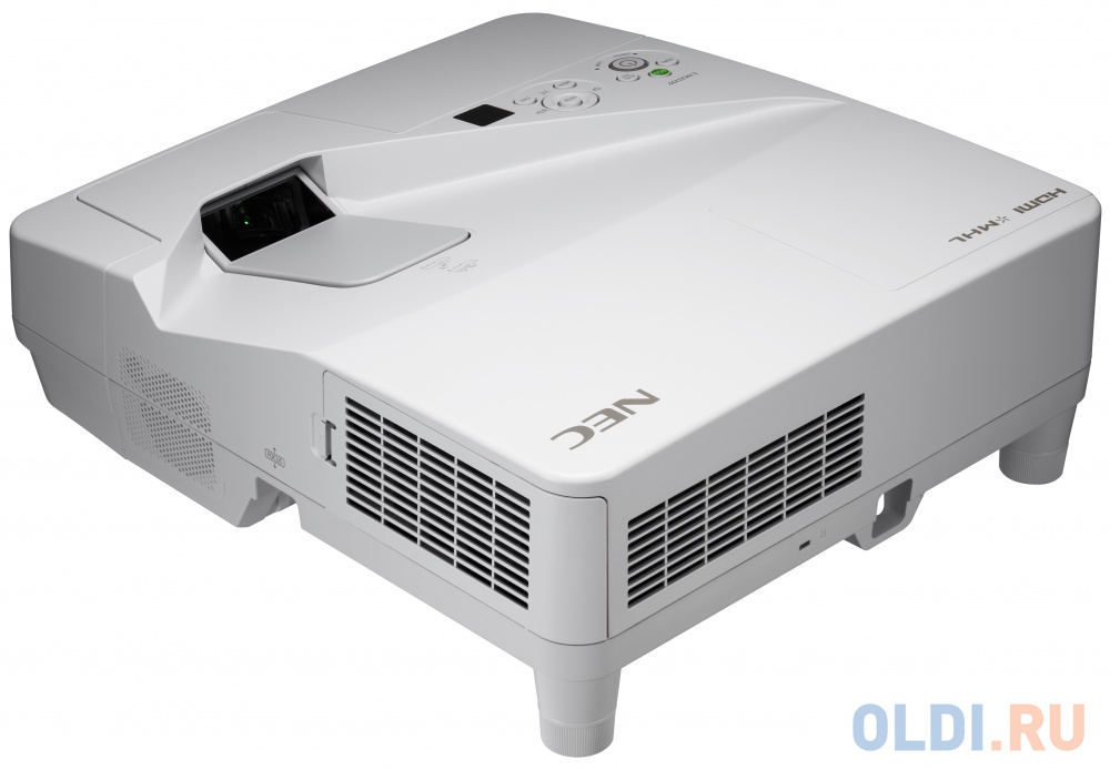 Проектор NEC UM301W (UM301WG+WM, UM301WG+WK) 3хLCD, 3000 ANSI Lm, WXGA, ультра-короткофокусный 0.36:1, 4000:1, HDMI IN x2, USB(A)х2, RJ45, RS232, 20W mono, 5.5 кг, настенный крепёж NP04WK
Проектор NEC UM301W (UM301WG+WM, UM301WG+WK) 3хLCD, 3000 ANSI Lm, WXGA, ультра-короткофокусный 0.36:1, 4000:1, HDMI IN x2, USB(A)х2, RJ45, RS232, 20W mono, 5.5 кг, настенный крепёж NP04WK