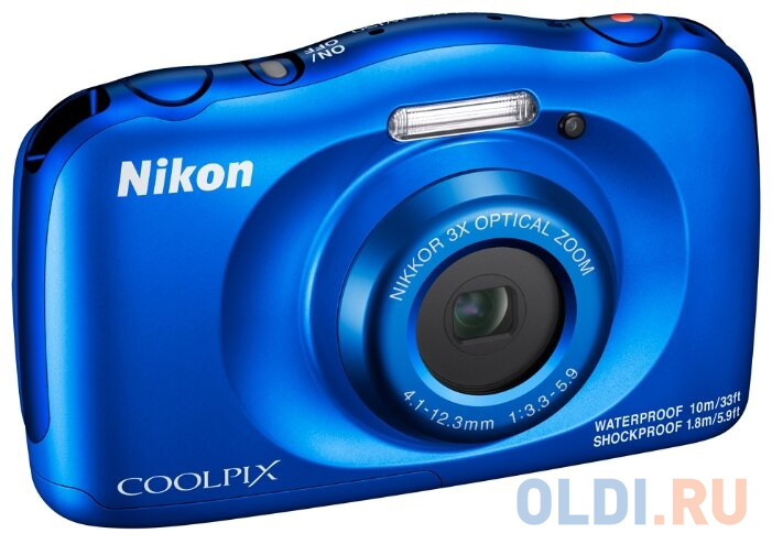 

Фотоаппарат Nikon Coolpix W150 Blue Backpack KIT <13.2Mp, 3x zoom, 2.7", SDXC, Влагозащитная, Ударопрочная (водонепроницаемый 10 метров