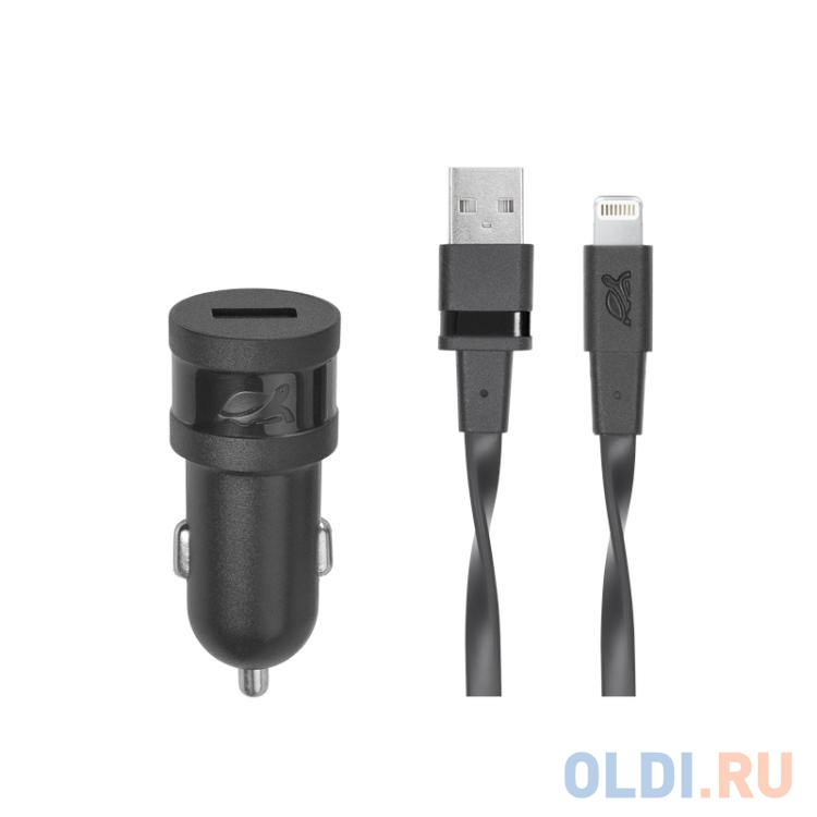 Автомобильное зарядное устройство RIVAPOWER VA4215 BD2 черное 1,0A / 1USB, с кабелем MFi Lightning
Автомобильное зарядное устройство RIVAPOWER VA4215 BD2 черное 1,0A / 1USB, с кабелем MFi Lightning