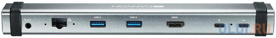 Canyon Multiport Docking Station with 7 ports: 2*Type C+1*HDMI+2*USB3.0+1*RJ45+1*audio 3.5mm, Input
Canyon Multiport Docking Station with 7 ports: 2*Type C+1*HDMI+2*USB3.0+1*RJ45+1*audio 3.5mm, Input