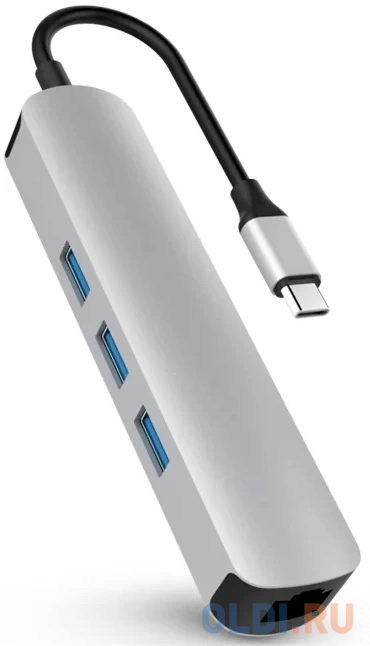 Концентратор USB Type-C HyperDrive HD233B HDMI 1 Ethernet 3 х USB 3.0 USB Type-C серебристый
Концентратор USB Type-C HyperDrive HD233B HDMI 1 Ethernet 3 х USB 3.0 USB Type-C серебристый