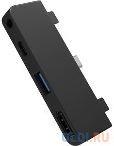USB-хаб HyperDrive 4-in-1 USB-C Hub. Порты: USB-C, HDMI, USB-A, 3.5mm AUX. Цвет серый космос.
USB-хаб HyperDrive 4-in-1 USB-C Hub. Порты: USB-C, HDMI, USB-A, 3.5mm AUX. Цвет серый космос.