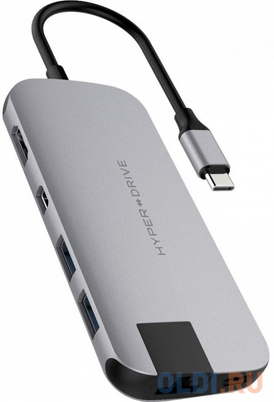 USB-хаб Hyper HyperDrive SLIM 8-in-1 Hub для Macbook и других устройств с портом Type-C. Порты: 4K/30Hz HDMI, USB-C Power Delivery, 2 x USB-A, Micro S
USB-хаб Hyper HyperDrive SLIM 8-in-1 Hub для Macbook и других устройств с портом Type-C. Порты: 4K/30Hz HDMI, USB-C Power Delivery, 2 x USB-A, Micro S