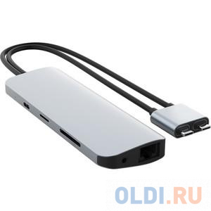 USB-хаб Hyper HyperDrive Viper 10-in-2 Hub для MacBook Pro/Air и других USB-C устройств. Порты: 2 x HDMI, 3 x USB-A , Gigabit Ethernet, SD , MicroSD,
USB-хаб Hyper HyperDrive Viper 10-in-2 Hub для MacBook Pro/Air и других USB-C устройств. Порты: 2 x HDMI, 3 x USB-A , Gigabit Ethernet, SD , MicroSD,