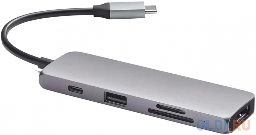 Концентратор USB Type-C Satechi ST-UCMPAM 3 х USB 3.0 HDMI SD/SDHC 2 х USB Type-C серый
Концентратор USB Type-C Satechi ST-UCMPAM 3 х USB 3.0 HDMI SD/SDHC 2 х USB Type-C серый