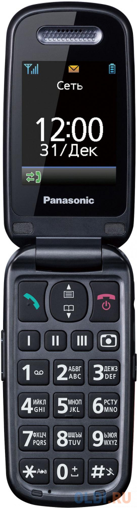 Мобильный телефон Panasonic TU456 черный раскладной 1Sim 2.4" 240x320 0.3Mpix GSM900/1800 microSDHC max32Gb
Мобильный телефон Panasonic TU456 черный раскладной 1Sim 2.4" 240x320 0.3Mpix GSM900/1800 microSDHC max32Gb