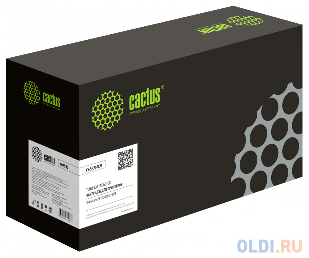 Картридж лазерный Cactus CS-SP250EM 407545 пурпурный (1600стр.) для Ricoh Aficio SP C261SFNw
Картридж лазерный Cactus CS-SP250EM 407545 пурпурный (1600стр.) для Ricoh Aficio SP C261SFNw