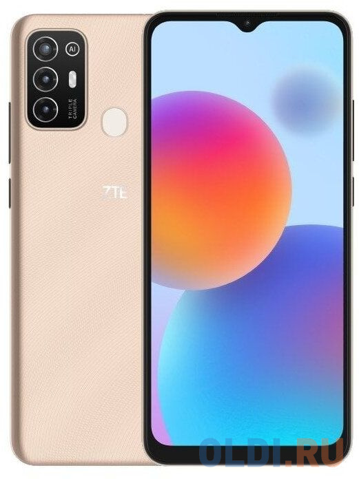 Смартфон ZTE Blade A52 64Gb 4Gb золотой моноблок 3G 4G 2Sim 6.52" 720x1600 Android 11 13Mpix 802.11 b/g/n GPS GSM900/1800 GSM1900 TouchSc
Смартфон ZTE Blade A52 64Gb 4Gb золотой моноблок 3G 4G 2Sim 6.52" 720x1600 Android 11 13Mpix 802.11 b/g/n GPS GSM900/1800 GSM1900 TouchSc