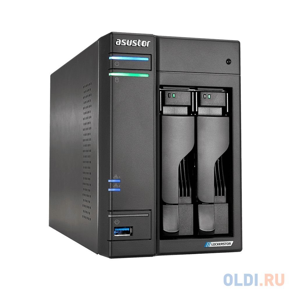 ASUSTOR AS6602T 2-Bay NAS/Media player/Intel Celeron J4125 2.0GHz up to 2.7GHz (Dual-Core ), 4GB SO-DIMM DDR4, noHDD(HDD,SSD),/2x1GbE(LAN)/3xUSB3.2,HD
ASUSTOR AS6602T 2-Bay NAS/Media player/Intel Celeron J4125 2.0GHz up to 2.7GHz (Dual-Core ), 4GB SO-DIMM DDR4, noHDD(HDD,SSD),/2x1GbE(LAN)/3xUSB3.2,HD