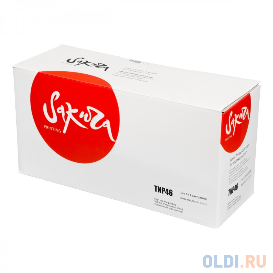 Картридж Sakura TNP46 (A6VK01W) для Konica Minolta bizhub4050/bizhub4750, черный, 20000 к.
Картридж Sakura TNP46 (A6VK01W) для Konica Minolta bizhub4050/bizhub4750, черный, 20000 к.