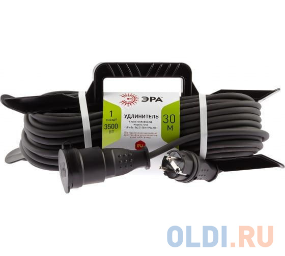ЭРА Удлинитель силовой UFx-1e-3x2,5-30m-IP44 KG на рамке с/з 1 розетка 30 м КГ 3х2,5 Б0050872
ЭРА Удлинитель силовой UFx-1e-3x2,5-30m-IP44 KG на рамке с/з 1 розетка 30 м КГ 3х2,5 Б0050872
