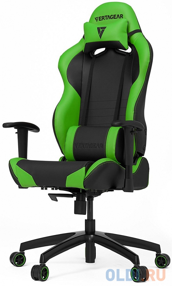Игровое кресло Vertagear SL2000 чёрно-зелёное (ПВХ-кожа, регулируемый угол наклона, механизм качания)
Игровое кресло Vertagear SL2000 чёрно-зелёное (ПВХ-кожа, регулируемый угол наклона, механизм качания)