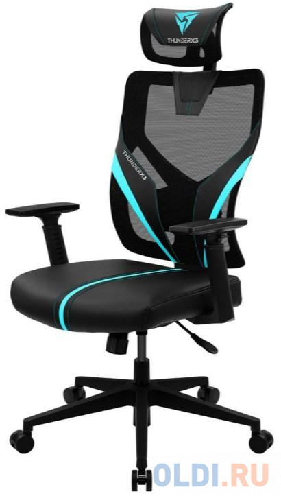 Игровое кресло ThunderX3 YAMA1-BC чёрно-голубое (сетка, экокожа, регулируемый угол наклона, механизм качания)
Игровое кресло ThunderX3 YAMA1-BC чёрно-голубое (сетка, экокожа, регулируемый угол наклона, механизм качания)