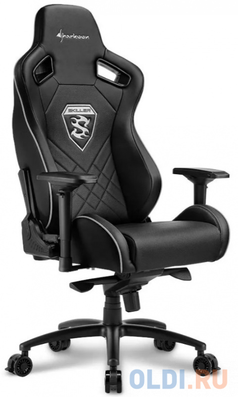 Игровое кресло Sharkoon Shark Skiller SGS4 чёрное (синтетическая кожа, регулируемый угол наклона, механизм качания)
Игровое кресло Sharkoon Shark Skiller SGS4 чёрное (синтетическая кожа, регулируемый угол наклона, механизм качания)