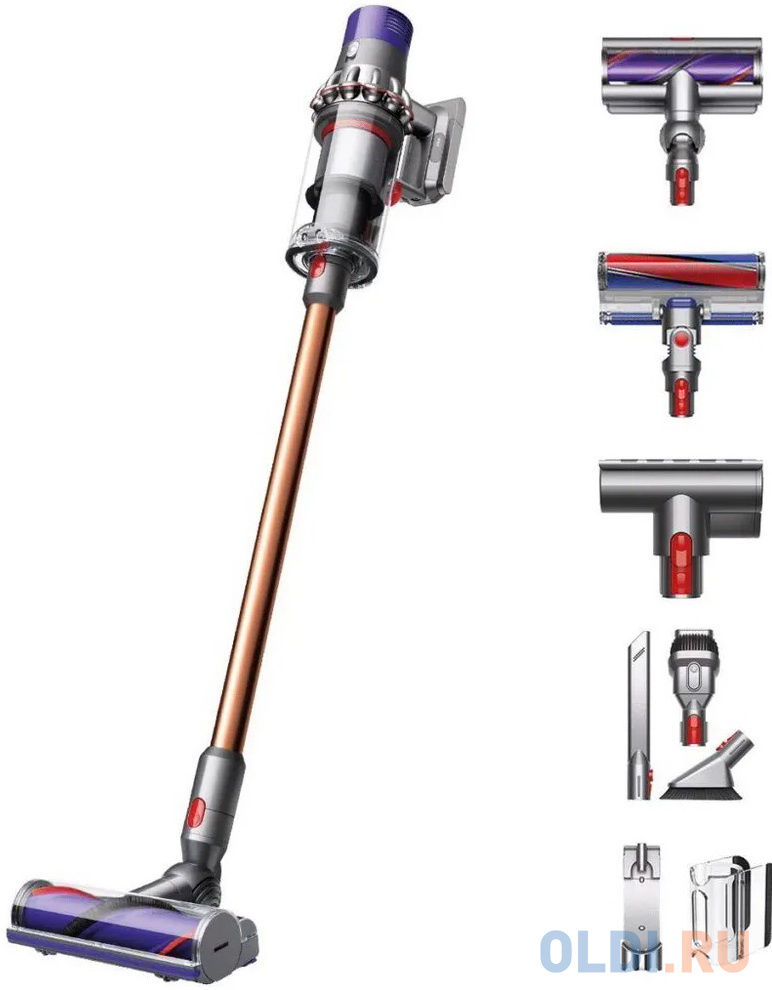 Вертикальный беспроводной пылесос Dyson Cyclone V10 Absolute SV27 2023 EU, Nickel/Copp, цвет:никель/медный
Вертикальный беспроводной пылесос Dyson Cyclone V10 Absolute SV27 2023 EU, Nickel/Copp, цвет:никель/медный