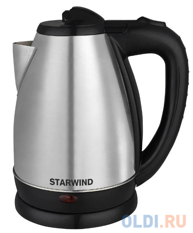 Чайник электрический StarWind SKS2770 2200 Вт серебристый чёрный 1.8 л нержавеющая сталь, Черный/серебристый 
Чайник электрический StarWind SKS2770 2200 Вт серебристый чёрный 1.8 л нержавеющая сталь, Черный/серебристый