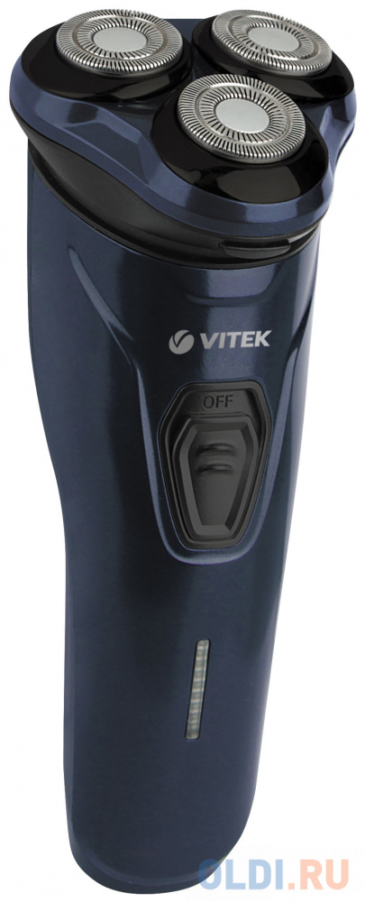 8268(B) Бритва электр. VITEK Питание автономное Батареи: NiMh 2x1.2V 600mA 3 плавающие головки.
8268(B) Бритва электр. VITEK Питание автономное Батареи: NiMh 2x1.2V 600mA 3 плавающие головки.
