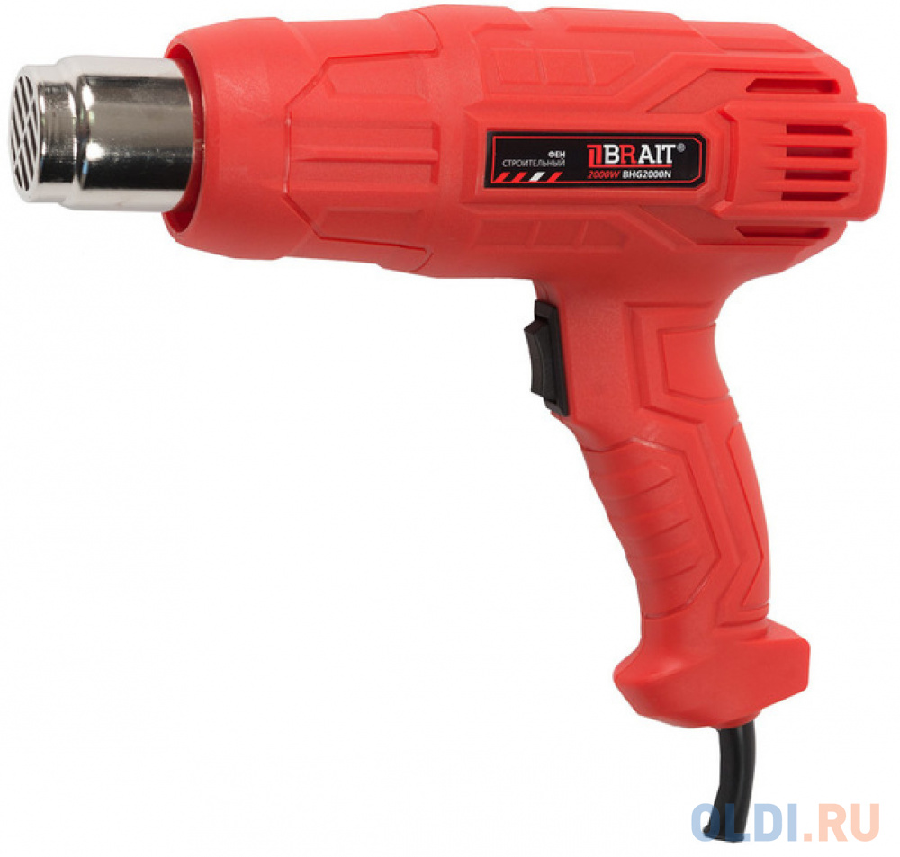 BRAIT Фен строительный BHG2000N (2000Вт; макс.темп. 600°С; 3 насадки; 2 скорости; регулировка) 10шт/
BRAIT Фен строительный BHG2000N (2000Вт; макс.темп. 600°С; 3 насадки; 2 скорости; регулировка) 10шт/