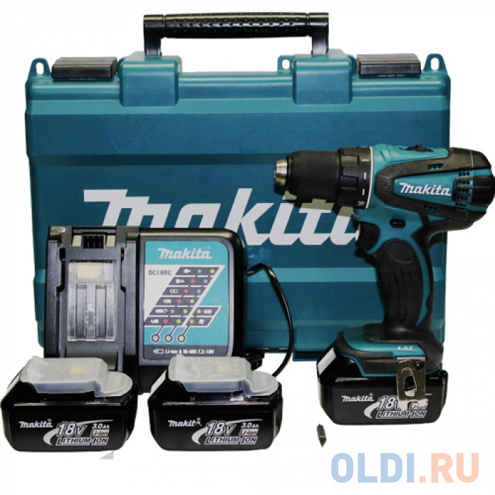Дрель аккумуляторная MAKITA DDF483RFE б\\щет 18в 2х3ачli-ion бзп-13мм 0-500\\0-1700об\\м 40\\23нм 1.5к
Дрель аккумуляторная MAKITA DDF483RFE б\\щет 18в 2х3ачli-ion бзп-13мм 0-500\\0-1700об\\м 40\\23нм 1.5к