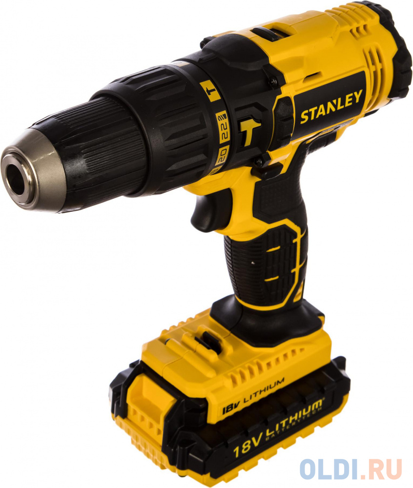 Дрель-шуруповерт STANLEY SCH201D2K-RU 18В Li-ion 2Ач функция удара подсветка 2АКБ кейс
Дрель-шуруповерт STANLEY SCH201D2K-RU 18В Li-ion 2Ач функция удара подсветка 2АКБ кейс